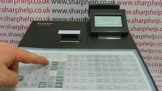 Clerk Not Signed On Error Message On Sharp XEA217 Cash Register
