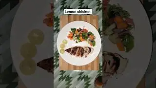 lemon chicken | x | me gustas tu  #food #salad #viral #shorts
