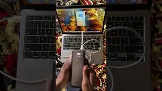 Charging my macbook Air 2020 with the oraimo power jet 130 27600mAh power bank  #oraimo #macbookair
