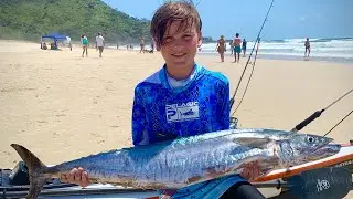 STEALTH Duo, Dirty Water SPANISH MACKEREL, KAYAK FISHING, SUNSHINE BEACH, NOOSA.