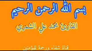 القارئ محمد الشمري