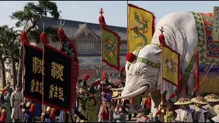 浮世絵は動き出す｜日光・神橋の行列【AIによる実写映像化・美しき日本の歴史】