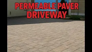 Permeable paver driveway on the lake in Sturbridge Ma.