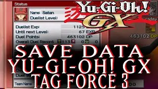 Save Data Yu-Gi-Oh! GX Tag Force 3 Unlock All Pack Booster & 50 Decklist
