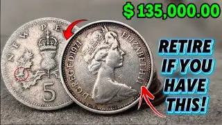 1971 Five New Pence Coin Worth $112,000? The Shocking Truth About This Rare Elizabeth II Coin!