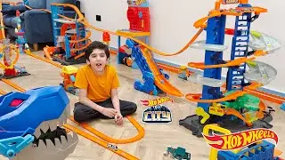 HOT WHEELS CITY ULTIMATE TRACK SET PLUS NEW TOY CARS AND MORE
