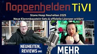 🎧 Noppenhelden TiVi Podcast &ndash; Stone Heap Set-Neuheiten & Lizenzen im Talk