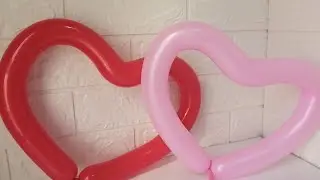 How to make a balloon Heart very easy