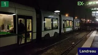 Tramway T1 Bombardier Incentro Station [ Landreau ] EX-TAN NAOLIB