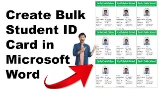 How to Create Student ID Card in Microsoft Word