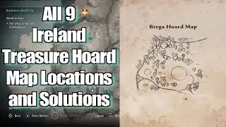 AC Valhalla Wrath of the Druids Treasure Hoard Map Locations and Solutions Guide