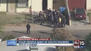Four people shot in South Phoenix