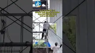 When the Final Wall Panel Is Installed, the Building Puts on Its Clothes 🧥🏗️