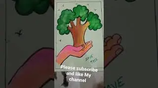 save tree poster making,save tree and save earth