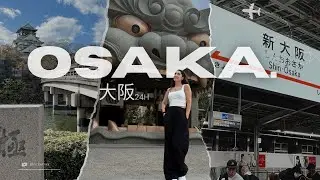 24h in Osaka, Japan 🇯🇵  Night walks, Dotonbori, Rainy Temples, Capsule hotel, pov...