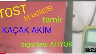 Tost Makinesi Tamiri Rezistans/ Termostat/Ölçümleri/GenelBilgi