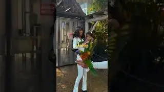 DIDDY DAUGHTERS BOND WITH NATURE GODDESS EXCLUSIVE COMBS TWINS
