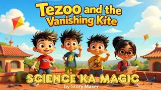 Kids Science Mystery: पतंग क्यों गायब हो रही थी? Tezoo ने किया खुलासा! #science #kids #cartoon