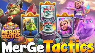 NEW TROOPS, SKINS, AND LEADERS IN MERGE TACTICS CLASH ROYALE 😍 Ione Gamer