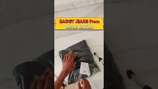 best baggy jeans under 1000 #modarapido #unboxing #jeans #myntra #shortsfeed #shorts #viralshorts
