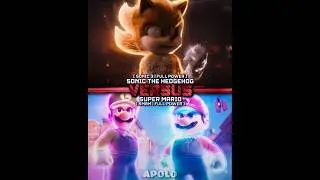 Movie Mario vs Movie Sonic | #edit #sonic #fyp #mario #supermariomovie #sonic3movie