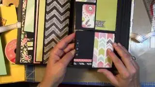 Fun and quick mini album - We r memory keepers Chalkboard collection