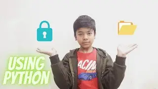Make a file password protected using python