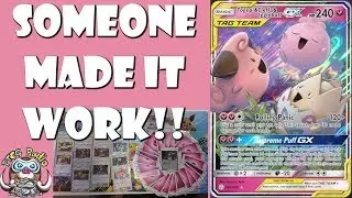 Someone Made the Pokemon Baby Trio GX Work! (16 Energy Attack!)