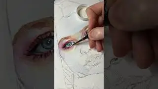 How to paint realistic eyes 👁️