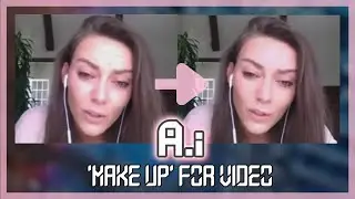 Ai 'make up' Compositing for VIDEO - (Using Ebsynth, Photoshop and After Effects)