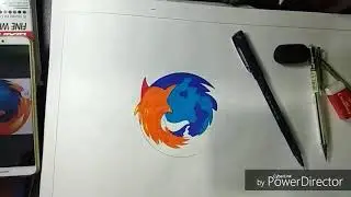 How to draw mozilla firefox logo