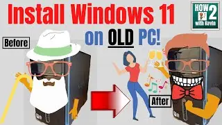 How to Install Windows 11 On an Unsupported PC from USB *Clean Install* (Including Legacy BiOS)