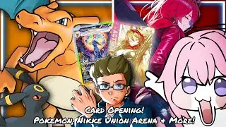 THE BIGGEST CARD OPENING TO DATE!! (Pokemon, Nikke & More!)