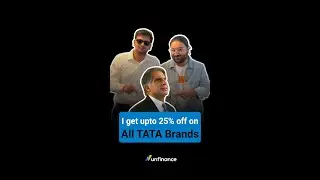 I get 25% DISCOUNT on all TATA Brands! #unfinance #shorts