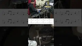 The Police - Every Breath You Take (DRUM COVER WITH SHEET MUSIC) (LEV 2/5)