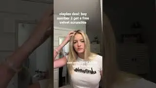 Olaplex deal! Use code ZOEYLAGONI or go on my ig (zoey.lagoni) for the link in the highlights!