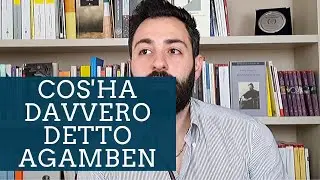 Cos'ha davvero detto Giorgio Agamben sul coronavirus