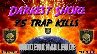 WW2 ZOMBIES - Hidden Challenges *THE DARKEST SHORE* (EASY) Walkthrough