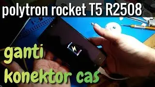 Ganti konektor cas Polytron Rocket R2508