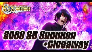 Giveaway FREE Shinobite, 8000 ShinoSummon on Sasuke WN | Naruto x Boruto Ninja Voltage