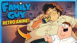 Family Guy as a 90s Retro Anime | Lost VHS Style