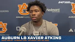 Auburn LB Xavier Atkins - Alabama Loss