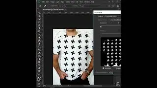 Remove patterns from clothes in Photoshop | #photoshop #shorts