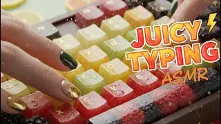 The Most Satisfying Fruit Keyboard ASMR Ever 🍓