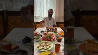 Turkish breakfast is famous for its richness and diversity 👌🏽#shortvideos #turkishfood