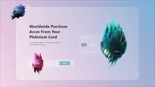 Glassmorphism website || Build Glass website HTML and CSS tutorial 2021