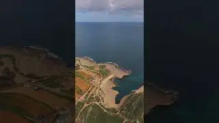 MALTA ~ Stunning Aerial Views of St. Peter's Pool #TravelMalta #NatureLovers #MaltaNature #HiddenGem