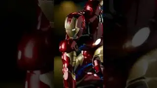 This GIANT Iron Man Statue Lights Up! 🤯 #shorts