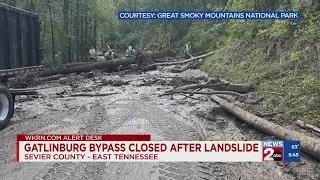 Gatlinburg, TN bypass closed after landslide