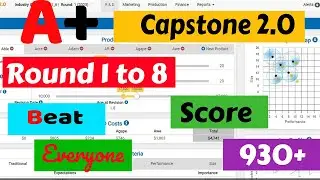 Наберите 930+ баллов. Ответы на раунд 1 Capsim Capstone 2.0 2025 г.